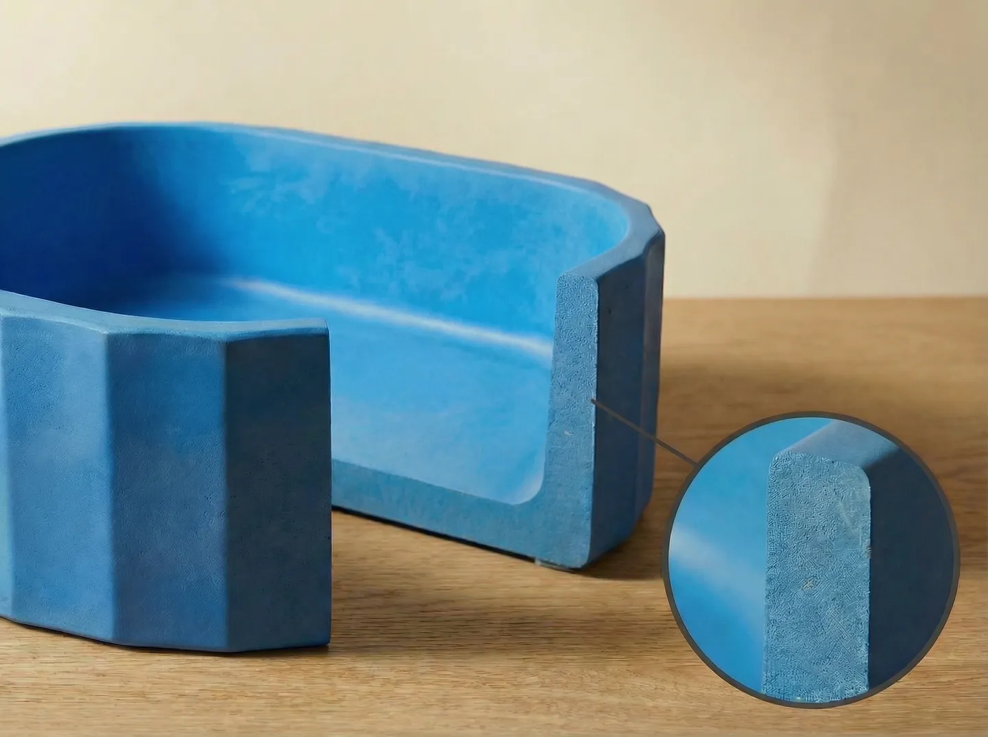 UHPC sectional cutaway with particle detail