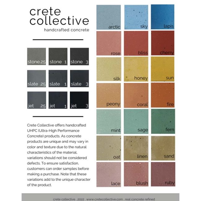 Concrete Color Samples