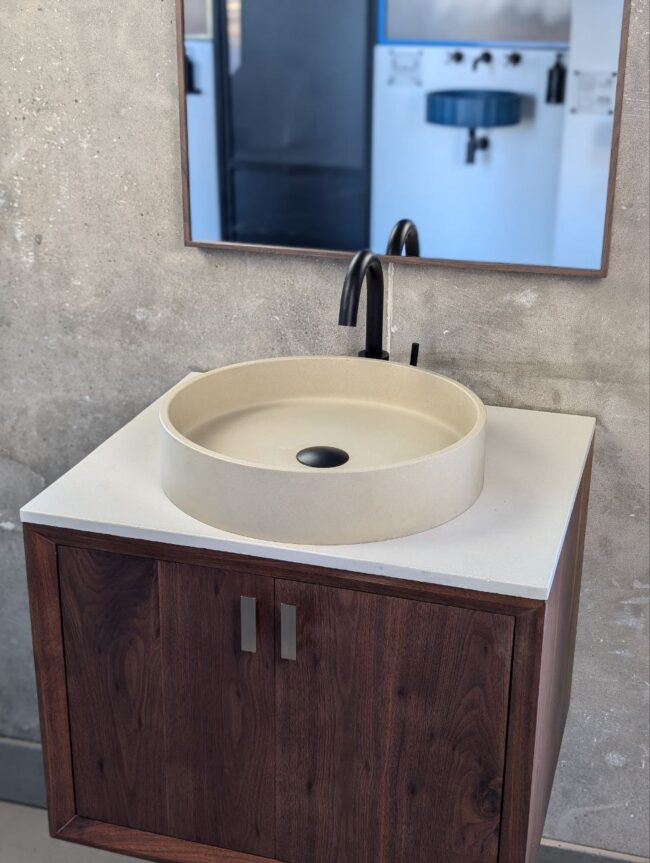 Lily - Concrete Vessel Sink - Image 3