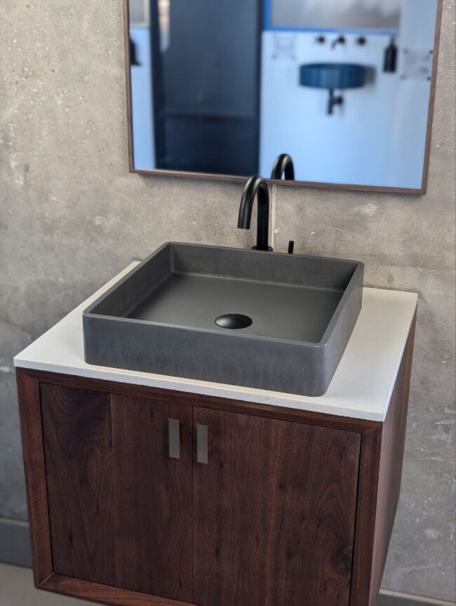 Concrete Color Sink Lily Sq Stone 1