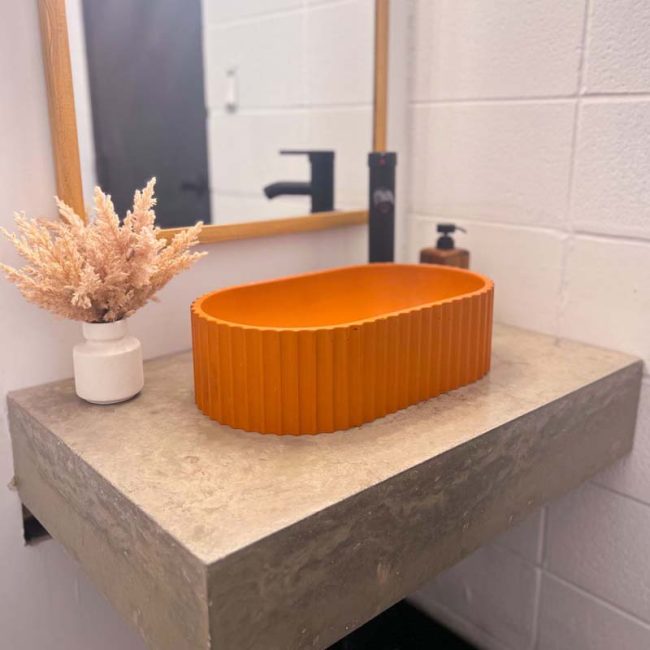 Geni Rounded Concrete Sink