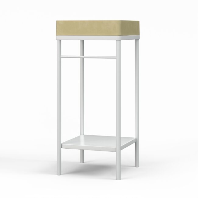 Marcus metal bathroom console White - Blanco