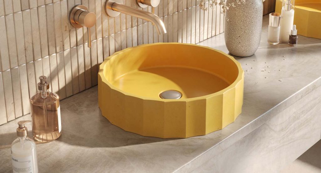 Clio Round - Colored Concrete Vessel Sink