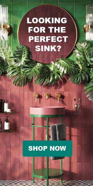 colored concrete sink banner