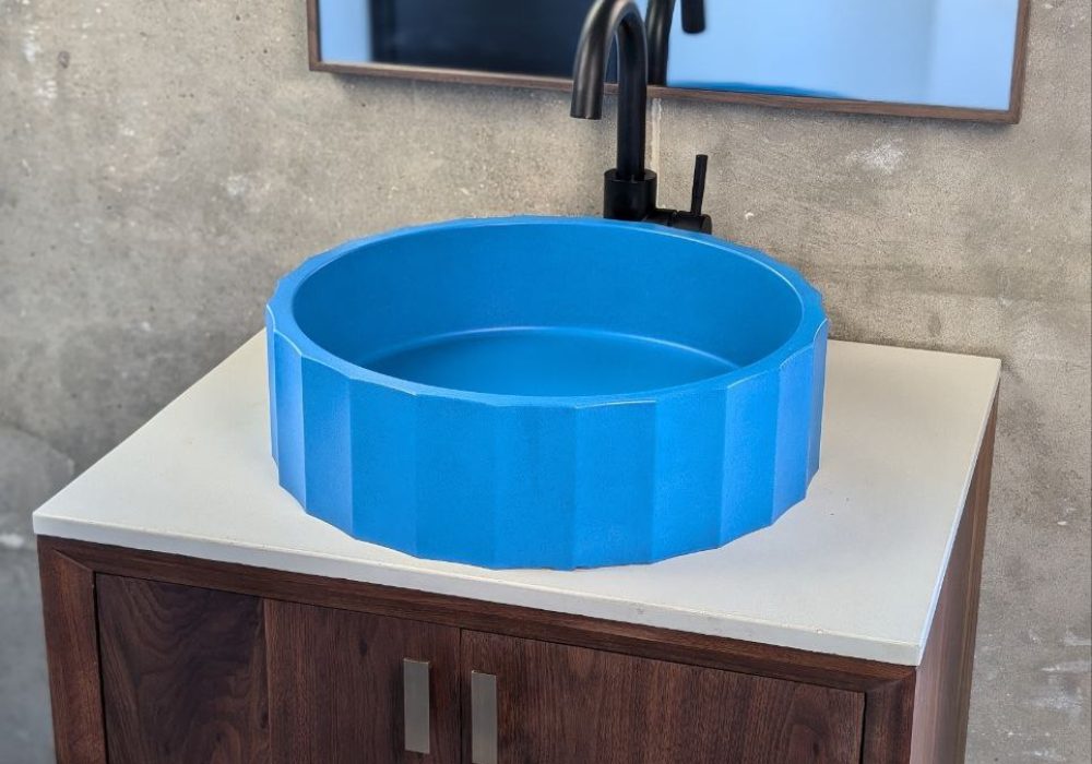 Clio Color Concrete Sink Lapis Clio Color Concrete Sink Lapis