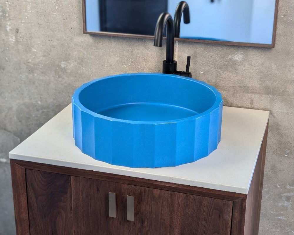 Clio Color Concrete Sink Lapis Clio Color Concrete Sink Lapis