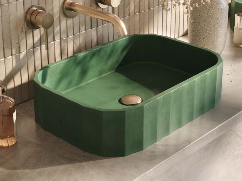 Clio Rectuangular Concrete Sink Clio Rectuangular Concrete Sink